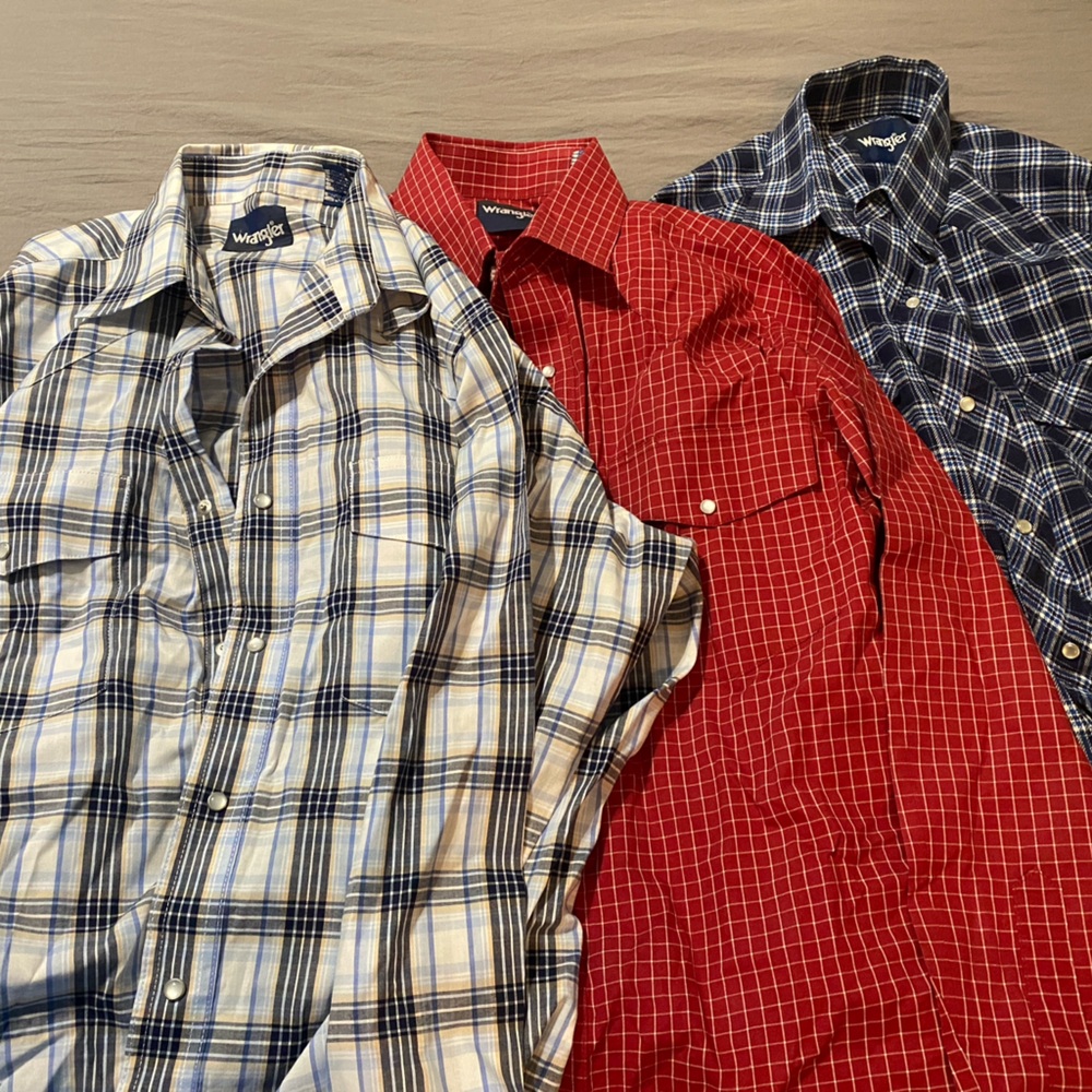 Wrangler Pearl Snaps